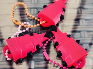 Rathalos Tail from Monster Hunter keychain