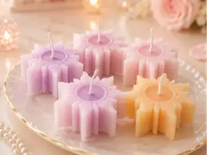 Princess sun candle silicone mold 20 mm