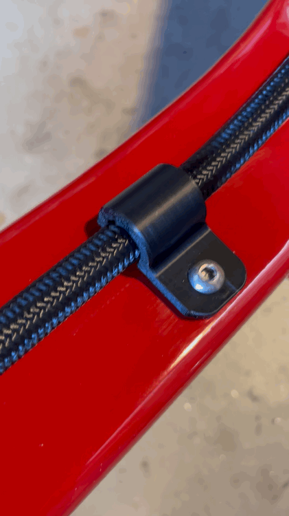 6AN Hose Clamp / 1/0 Battery Cable Hold Down