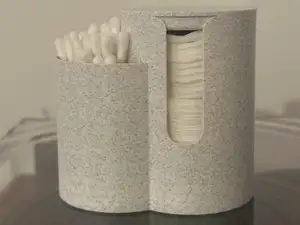 Bathroom Tidy - Cotton Bud/Q-Tip & Cotton Pads