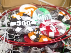 Poker Chip Mold from Poop-One mold for all values