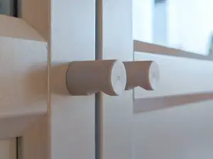 IKEA Schrankknopf / Griff mit Mulde (Billy Oxberg)