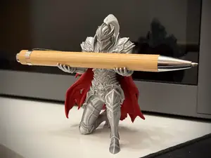 The Pen Knight - Kneeling Knight Pen Holder