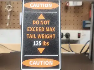 Max Tail Weight for Harley Davidson rear fender