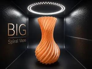 Modern Big Spiral Vase