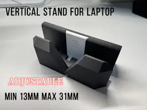 Adjustable Vertical Stand for Laptop