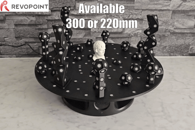 Plateau de 300or220mm for table revopoint dual axe
