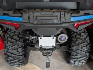 Polaris ATV license plate holder