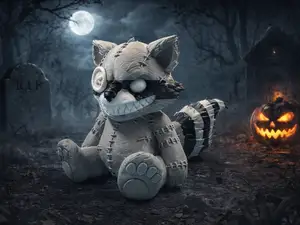 Horror Raccoon – Der Schatten im Garten