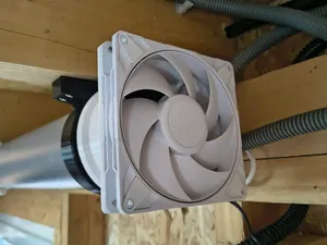 DIY Workshop Ventilation (HT DN110 + 140mm PC Fan)