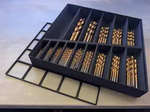 Gridfinity 6x6 Drill Bit & Tool Organizer