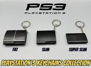 Playstation 3 PS3 Keychain Collection