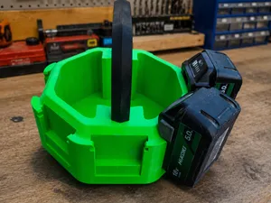 Hikoki-Hitachi-Metabo 18V Battery Organizer