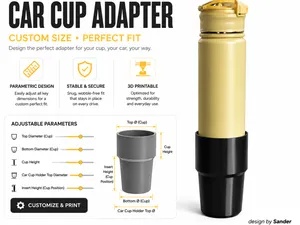 Car cup adapter