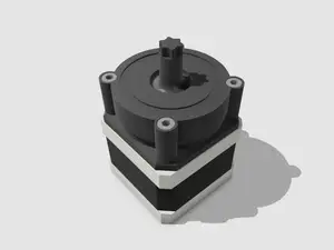 Slim planetary gearbox for Nema 17