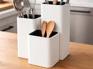 3er Set Küchenutensilienhalter 2 Farbig, ohne AMS
