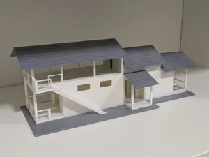 My caboose house model