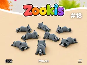 Zookis - Macu (mapache) #18