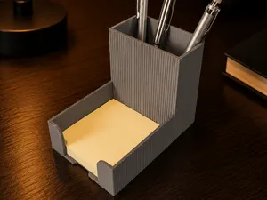 Japandi Post it & Pen Organizer