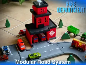 Toy City Fire Department HQ for 1:64 & 1:87 Cars