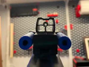 Nerf sight with dart holders NO SUPPORTS!!!!