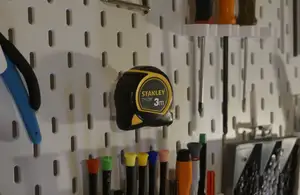tape measure holder for ikea skadis board