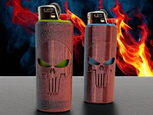 Punisher Skull Bic Sleeve #2