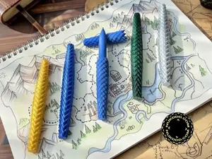 Seamless Dragon Scale Pen for Pilot G2