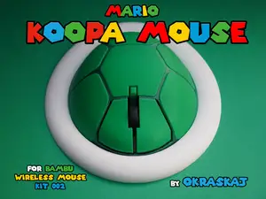 Mario Koopa Shell Case for Wireless Mouse 002