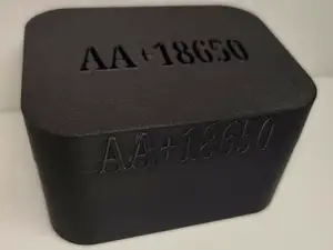 AA + 18650 Battery Organizer – Dual Storage Box