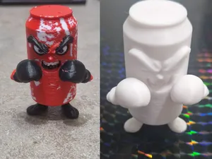 lattina pugile coca cola 3d