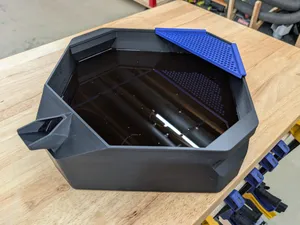 Large Oil Drain Pan, With Drip Tray - 8 or 6 Quart