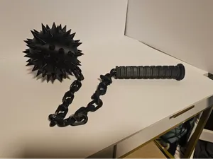 Medieval Flail (Single Print, No Assembly)
