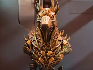 gothic anubis bust