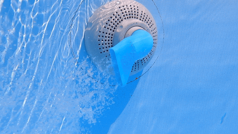 90 degree outflow water nozzle