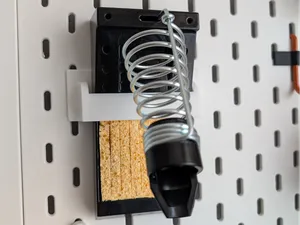 Soldering Iron Base Holder for Ikea Skadis