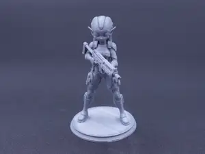 alien soldier gunner girl.