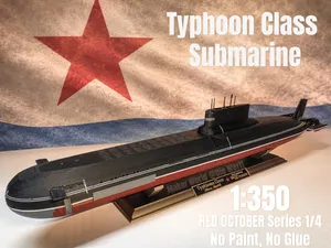 Typhoon Class Submarine 1:350