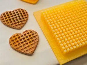 Waffle Stamp for Clay