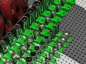 Tool Grid - 1/4 & 3/8 Socket holders (with Pins)