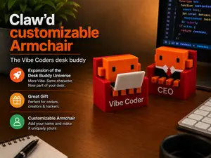 Customizable Armchair for Claw'd desk buddy