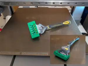 Abdeckung für Gillette Rasierer mit Dreiecken