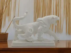 Fierce White Tiger Symbol of Strength and Elegance