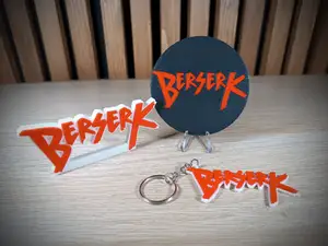 Berserk English - Stand Logo + Keyring + Coaster
