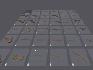 Complete Weapon Library – 3D Printable Collection