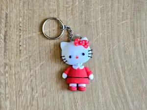 Hello Kitty flexi keychain