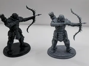 Raven, Iron Archer Figurine
