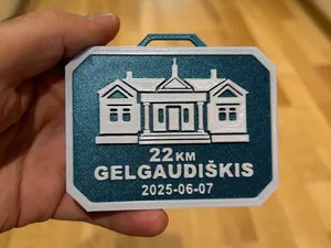 Personalizable Medal for Any Distance
