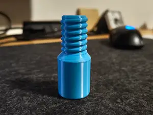 Broom threaded connector