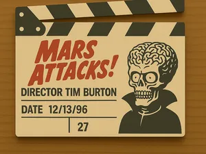 Mars Attacks Movie Clapper